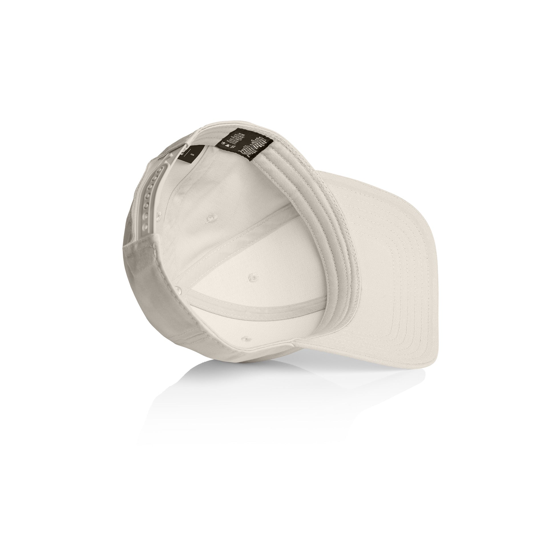 Ascolour Icon Cap 1140 Icon Cap Bone Inside Side - Custom Printed - Print Blanc
