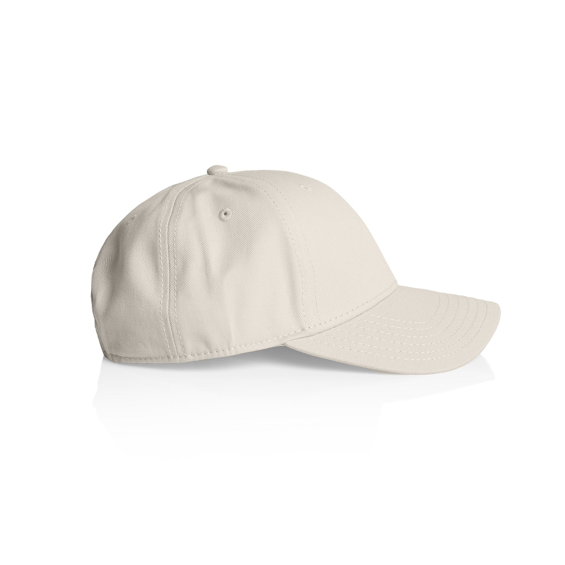 Ascolour Icon Cap 1140 Icon Cap Bone Side - Custom Printed - Print Blanc