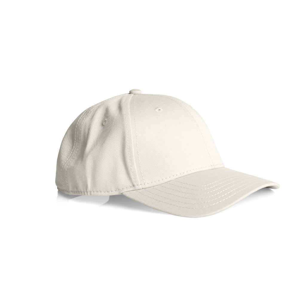 Ascolour Icon Cap 1140 Icon Cap Ecru Front - Custom Printed - Print Blanc
