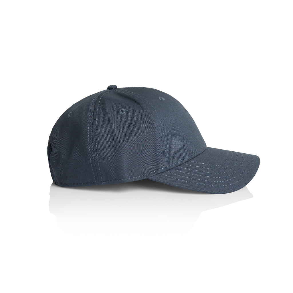Ascolour Icon Cap 1140 Icon Cap Petrol Blue Side - Custom Printed - Print Blanc