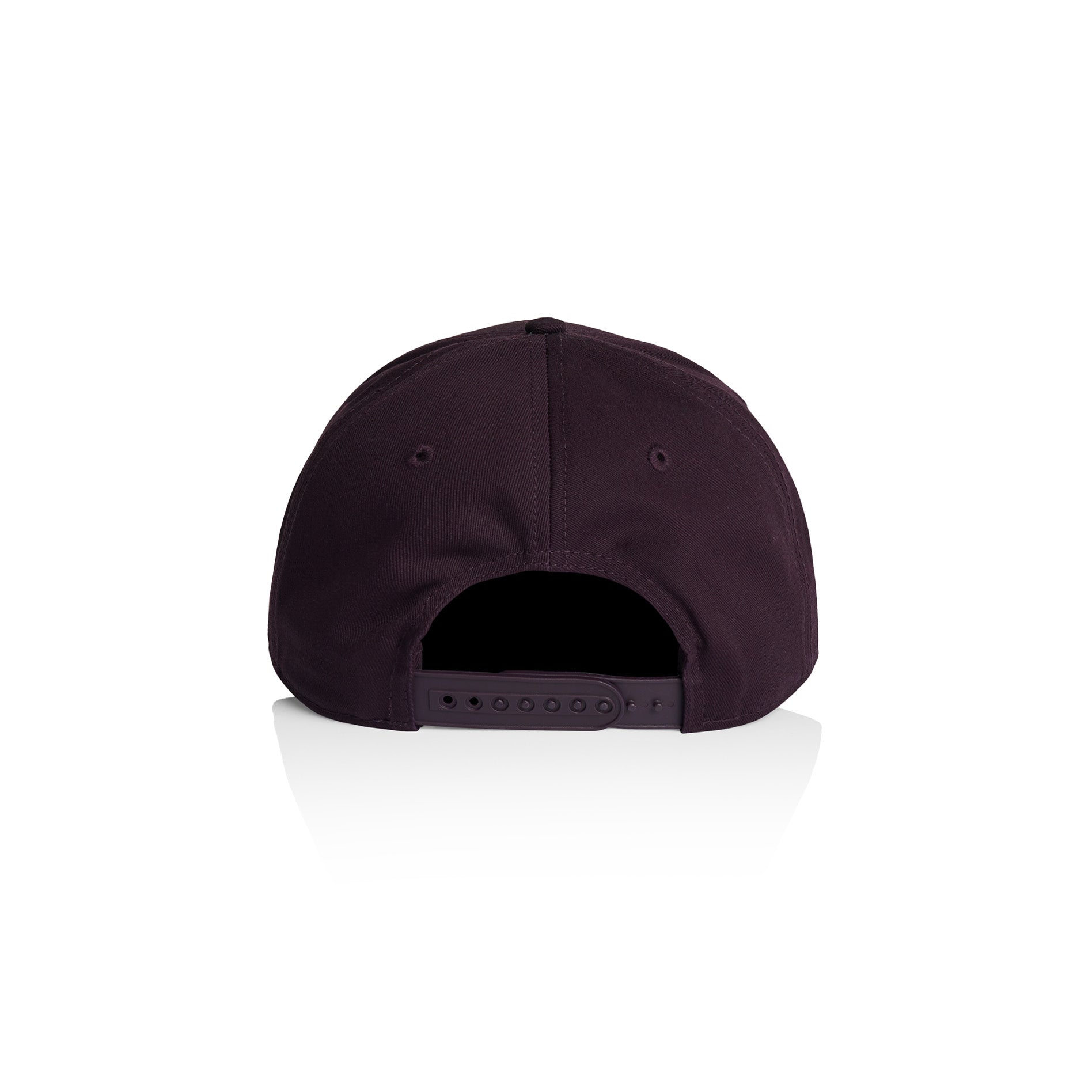 Ascolour Icon Cap 1140 Icon Cap Plum Back - Custom Printed - Print Blanc