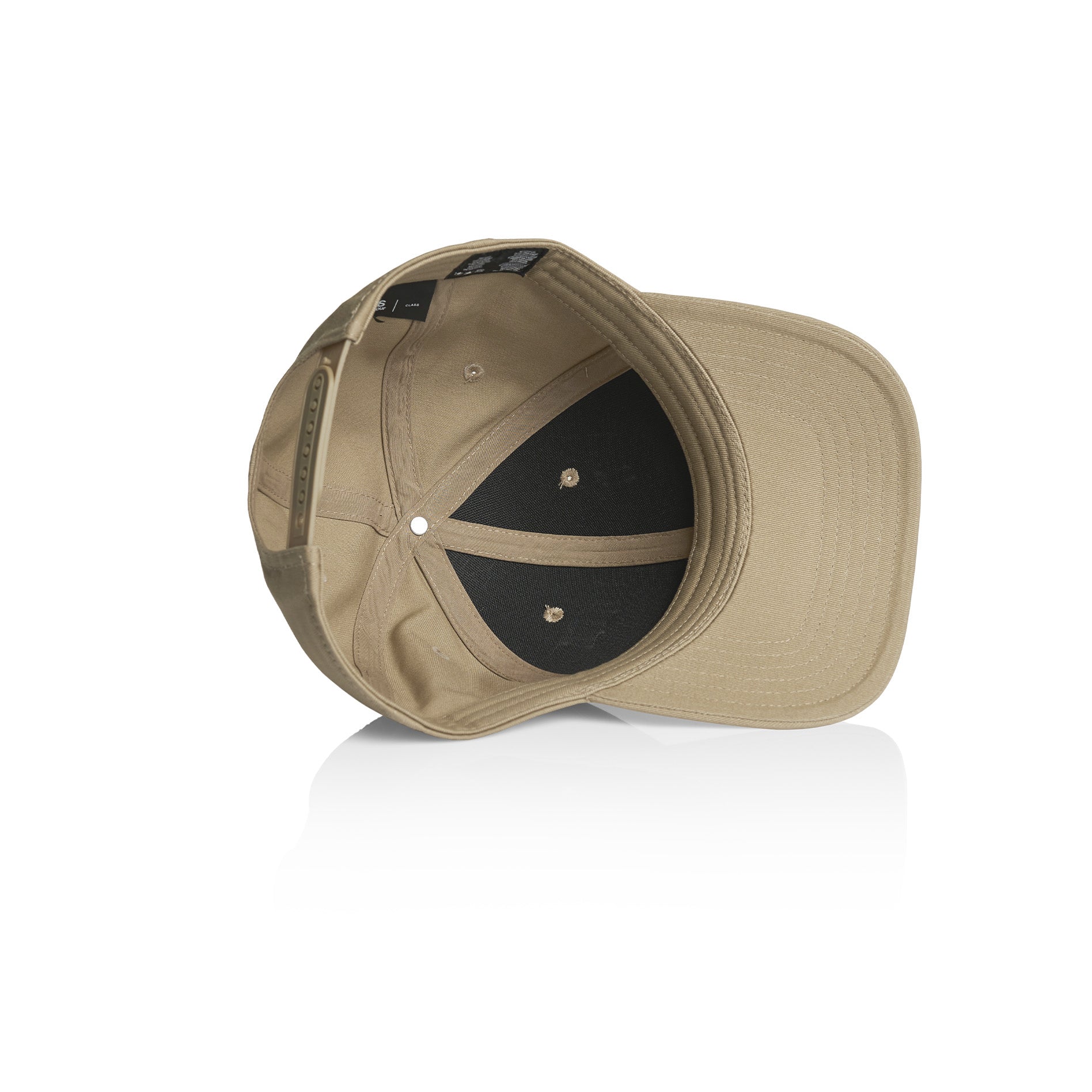 Ascolour Icon Cap 1140 Icon Cap Sand Inside Side - Custom Printed - Print Blanc