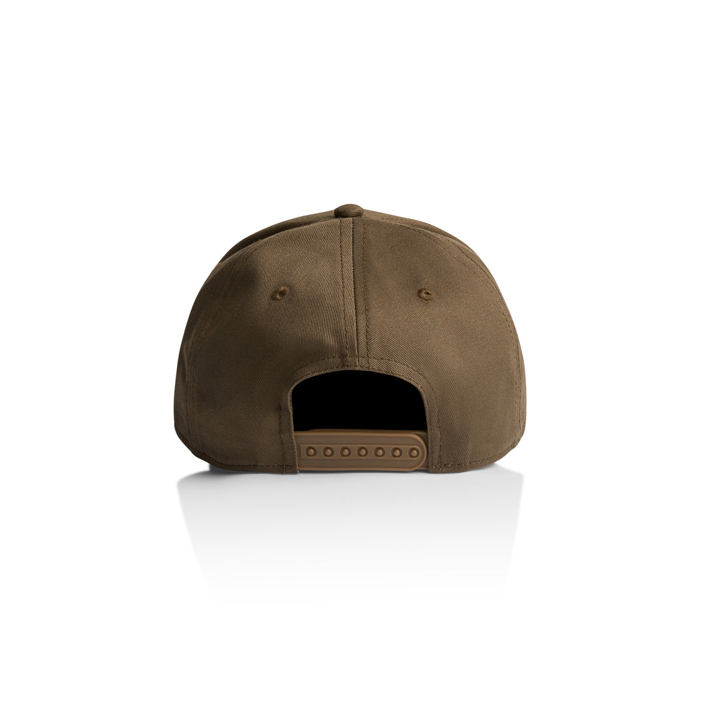 Ascolour Icon Cap 1140 Icon Cap Walnut Back - Custom Printed - Print Blanc