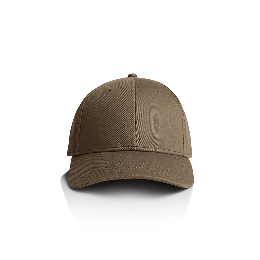 Ascolour Icon Cap 1140 Icon Cap Walnut Front - Custom Printed - Print Blanc