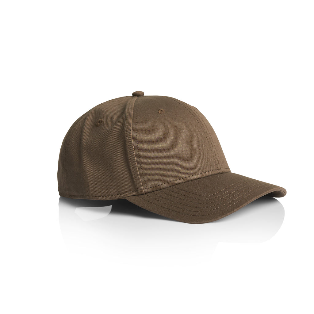 Ascolour Icon Cap 1140 Icon Cap Walnut Front - Custom Printed - Print Blanc