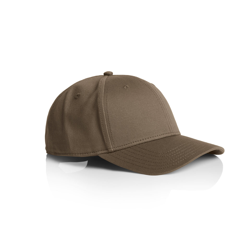 Ascolour Icon Cap 1140 Icon Cap Walnut Side - Custom Printed - Print Blanc