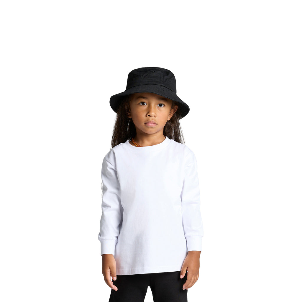 Ascolour Kids Classic Ls Tee 3062 Kids Classic Ls Tee Front - Custom Printed - Print Blanc