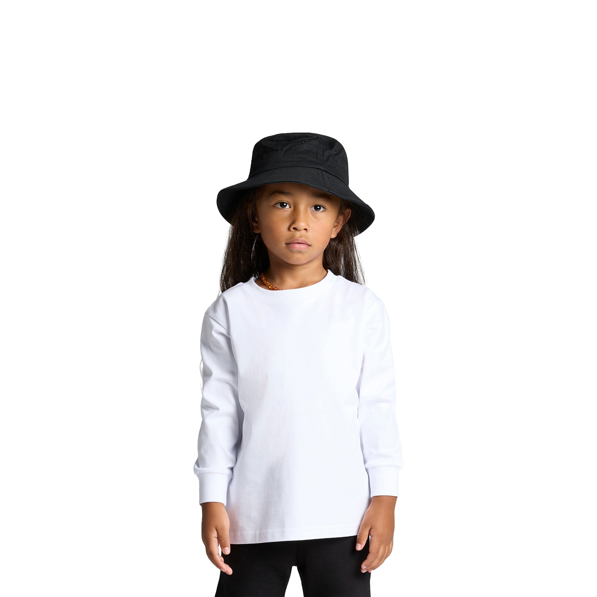 Ascolour Kids Classic Ls Tee 3062 Kids Classic Ls Tee Front - Custom Printed - Print Blanc