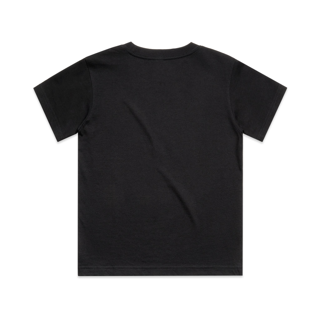 Ascolour Kids Classic Tee 3060 Kids Classic Tee Black Back - Custom Printed - Print Blanc