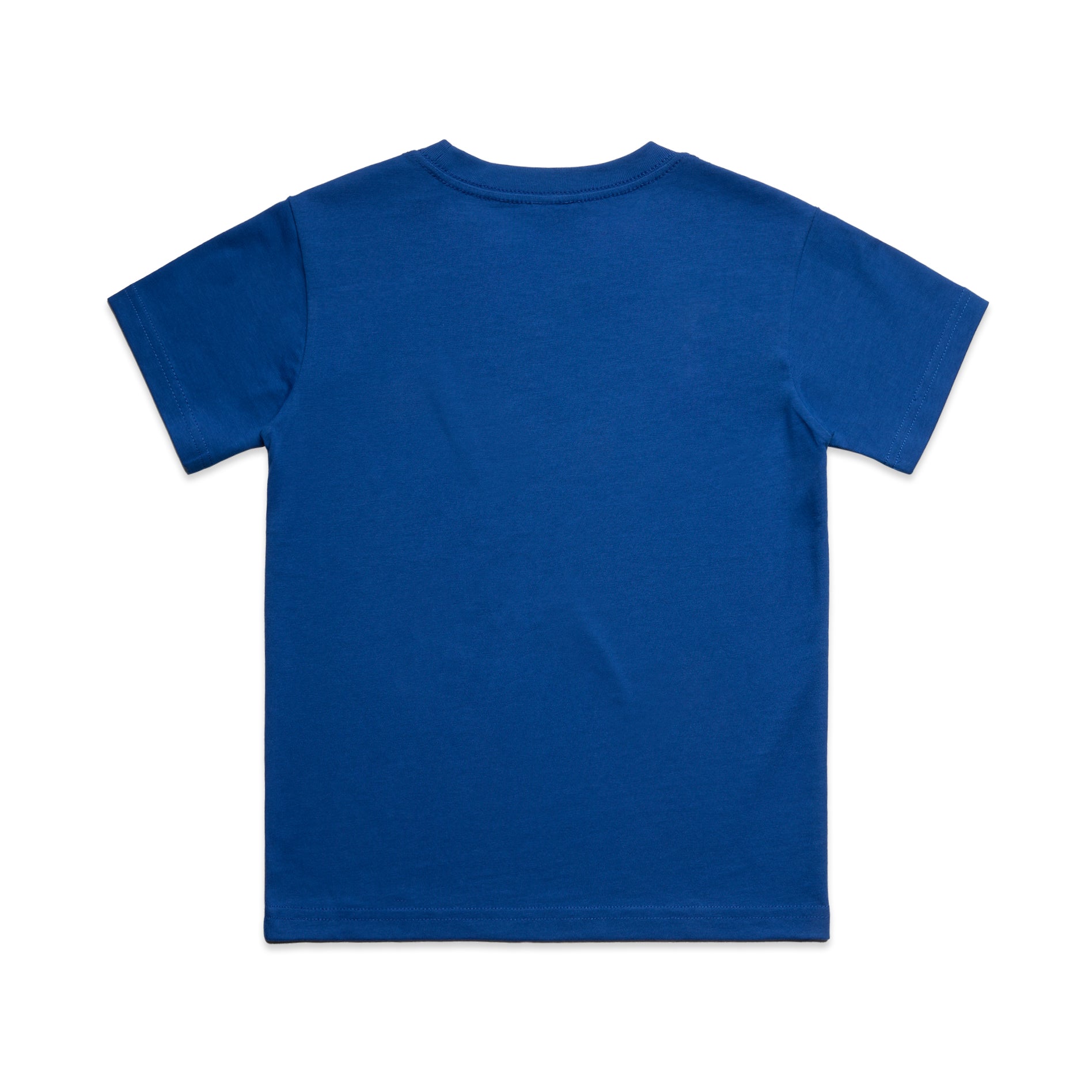Ascolour Kids Classic Tee 3060 Kids Classic Tee Bright Royal Back - Custom Printed - Print Blanc