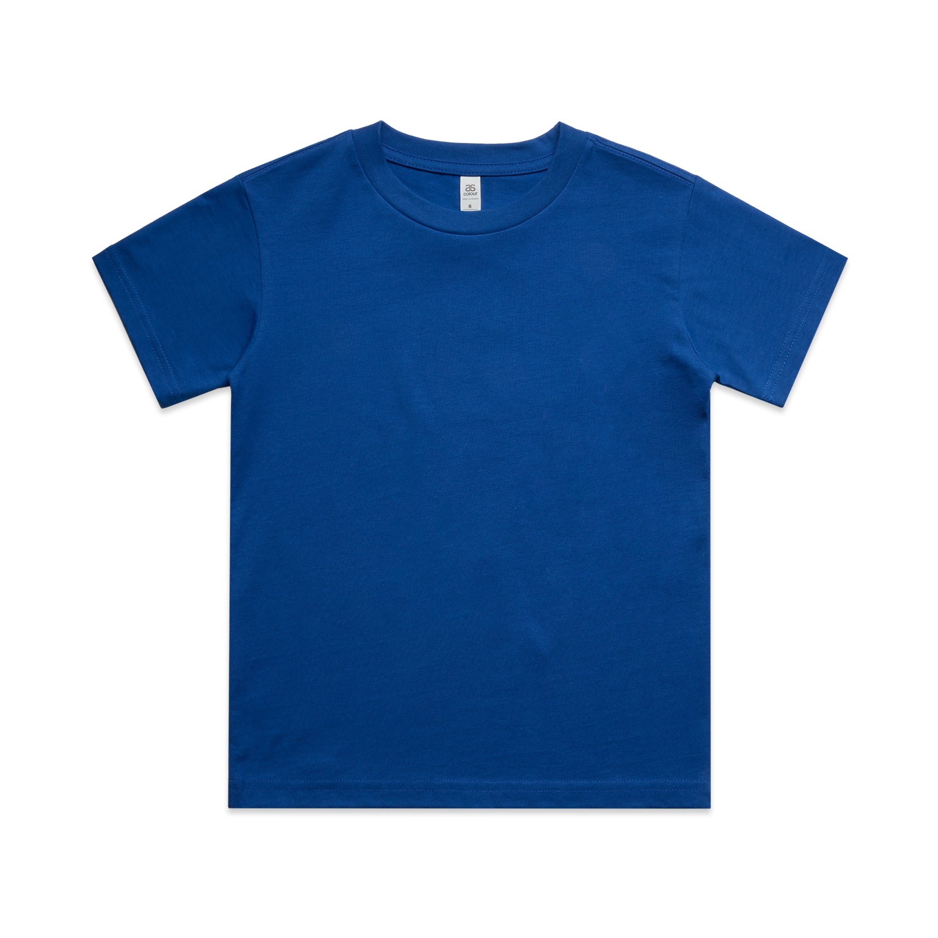 Ascolour Kids Classic Tee 3060 Kids Classic Tee Bright Royal Front - Custom Printed - Print Blanc