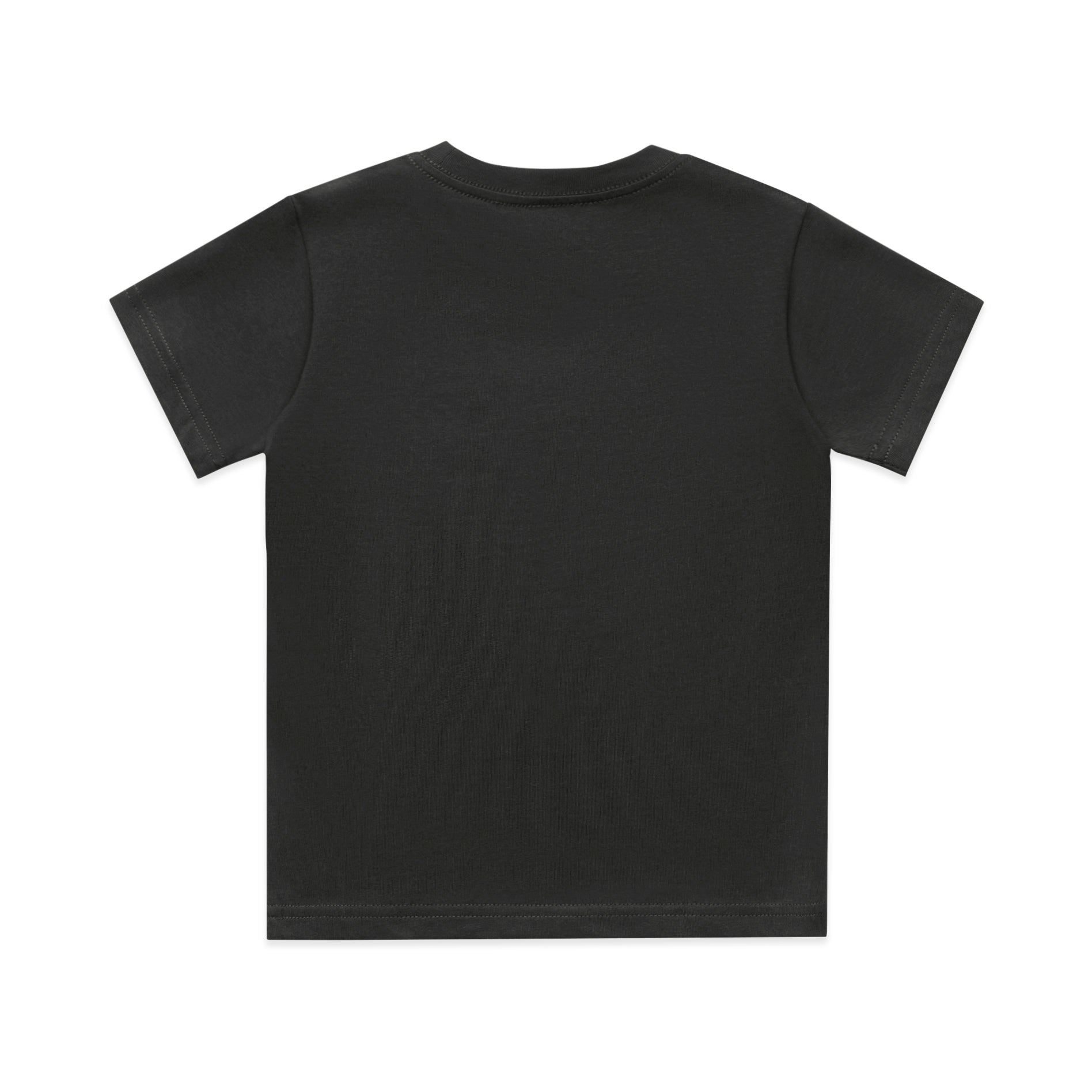 Ascolour Kids Classic Tee 3060 Kids Classic Tee Coal Back - Custom Printed - Print Blanc