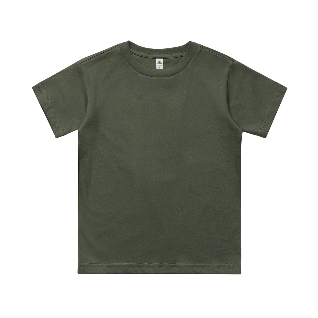 Ascolour Kids Classic Tee 3060 Kids Classic Tee Cypress Front - Custom Printed - Print Blanc
