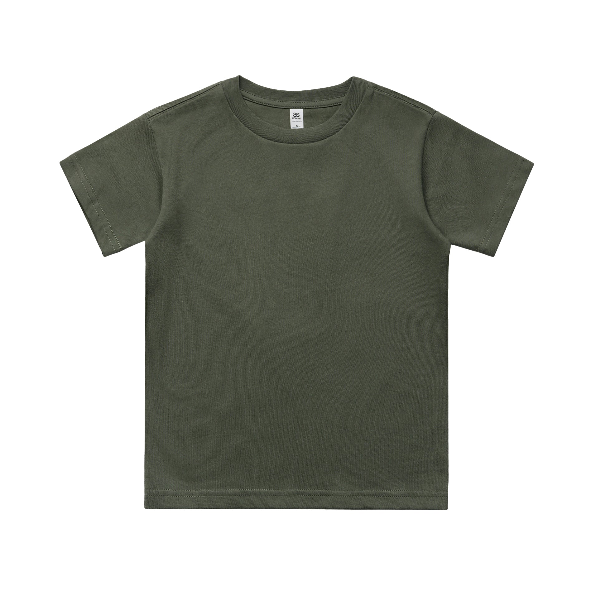 Ascolour Kids Classic Tee 3060 Kids Classic Tee Cypress Front - Custom Printed - Print Blanc