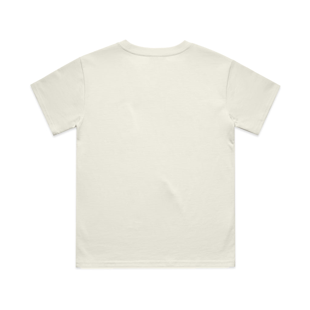Ascolour Kids Classic Tee 3060 Kids Classic Tee Ecru Back - Custom Printed - Print Blanc