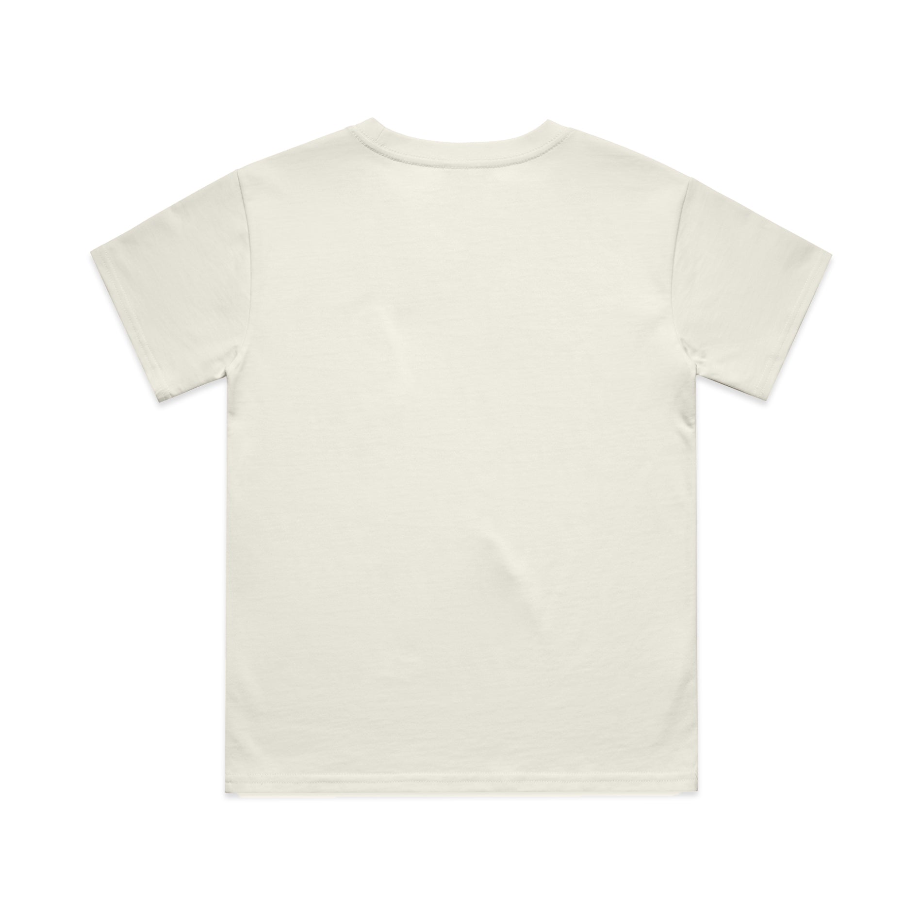 Ascolour Kids Classic Tee 3060 Kids Classic Tee Ecru Back - Custom Printed - Print Blanc