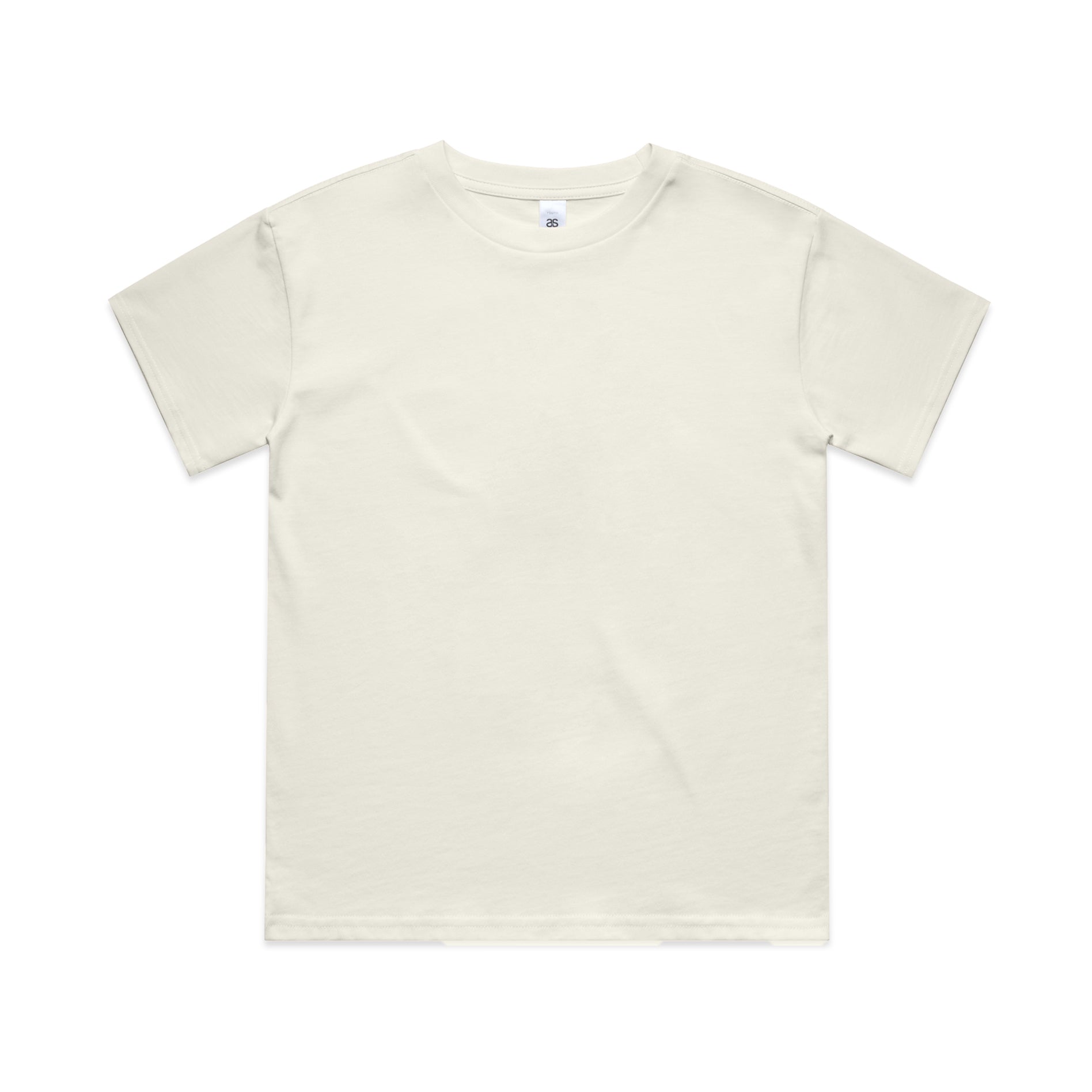 Ascolour Kids Classic Tee 3060 Kids Classic Tee Ecru Front - Custom Printed - Print Blanc
