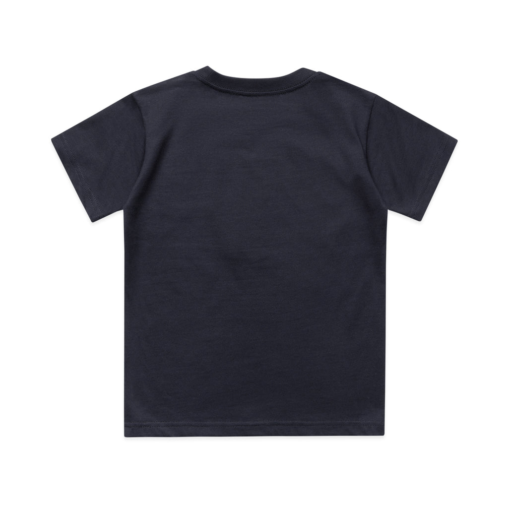 Ascolour Kids Classic Tee 3060 Kids Classic Tee Ink Blue Back - Custom Printed - Print Blanc