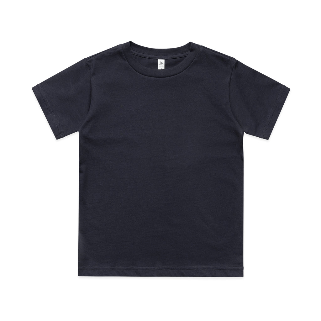 Ascolour Kids Classic Tee 3060 Kids Classic Tee Ink Blue Front - Custom Printed - Print Blanc