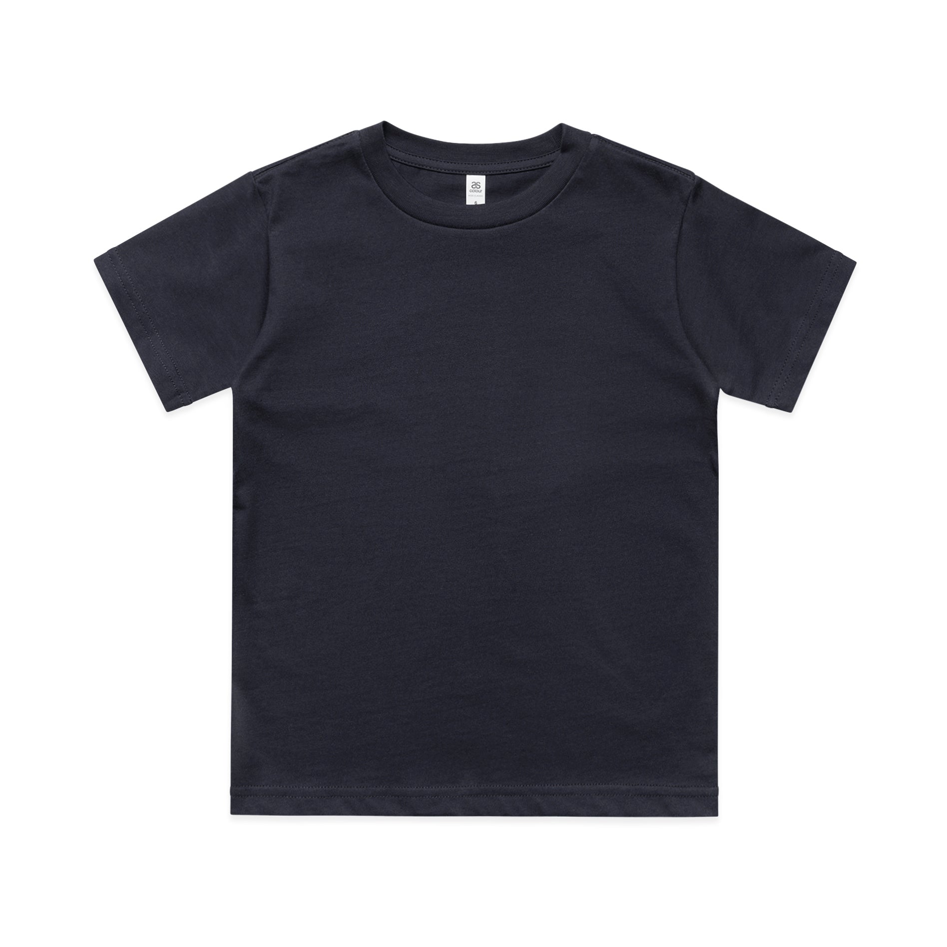 Ascolour Kids Classic Tee 3060 Kids Classic Tee Ink Blue Front - Custom Printed - Print Blanc