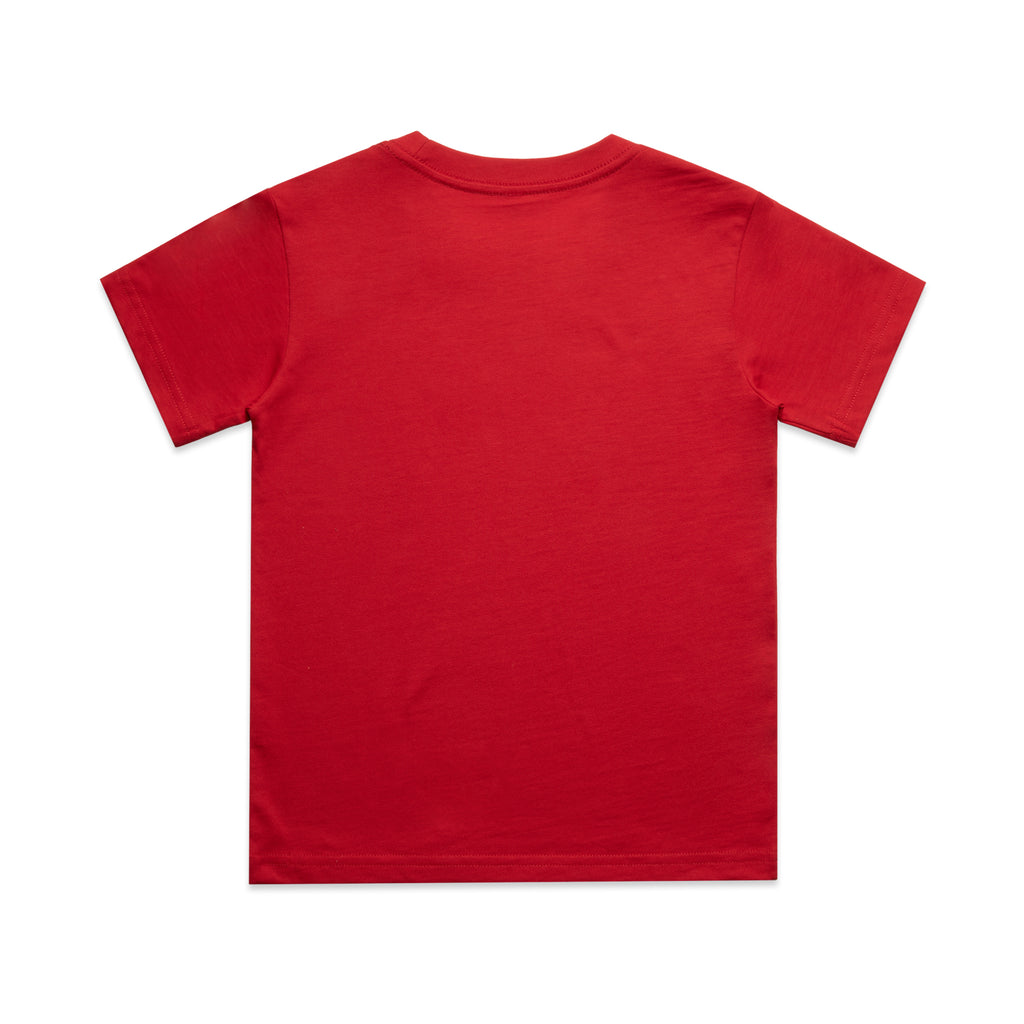 Ascolour Kids Classic Tee 3060 Kids Classic Tee Red Back - Custom Printed - Print Blanc