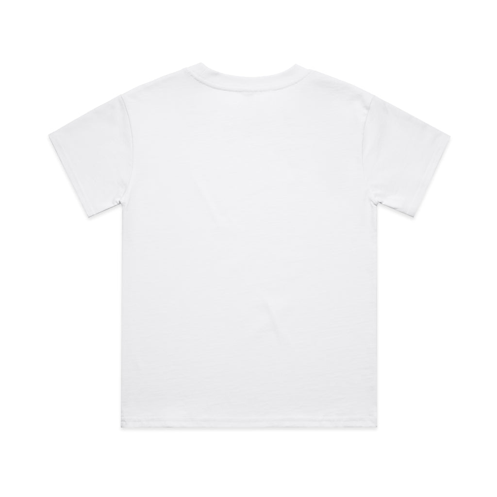 Ascolour Kids Classic Tee 3060 Kids Classic Tee White Back - Custom Printed - Print Blanc