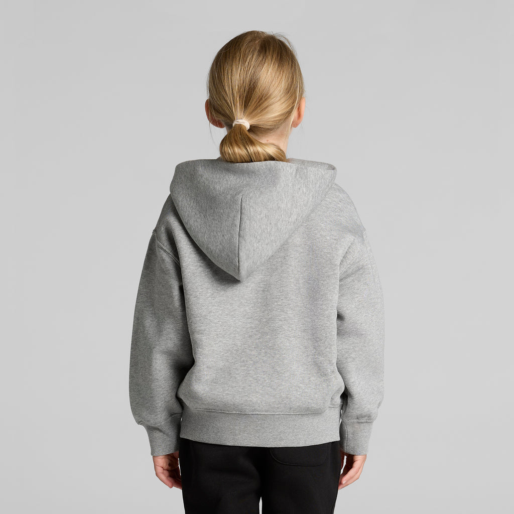 Ascolour Kids Relax Hood 3036 Kids Relax Hood Back - Custom Printed - Print Blanc