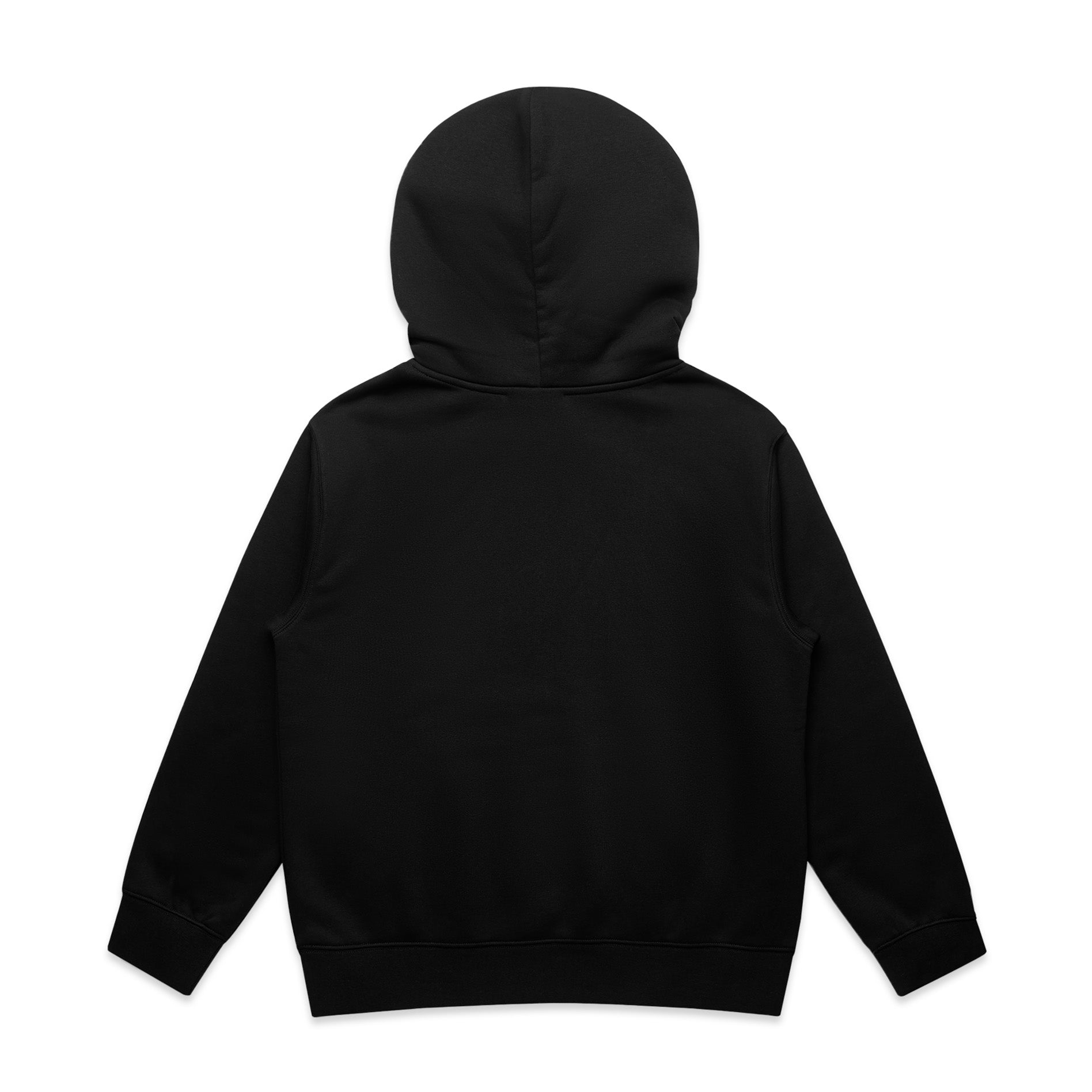 Ascolour Kids Relax Hood 3036 Kids Relax Hood Black Back - Custom Printed - Print Blanc