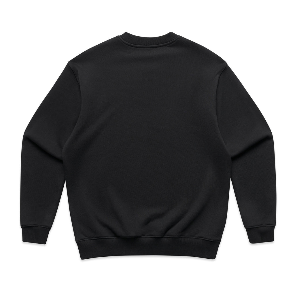 AS Colour Made Crew 5150 - Black Back - Custom Printed - Print Blanc