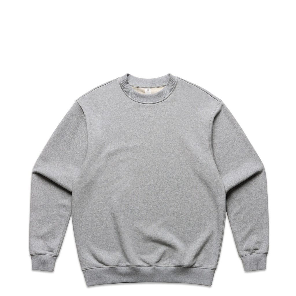 AS Colour Made Crew 5150 - Grey Marle Thumb Front - Custom Printed - Print Blanc
