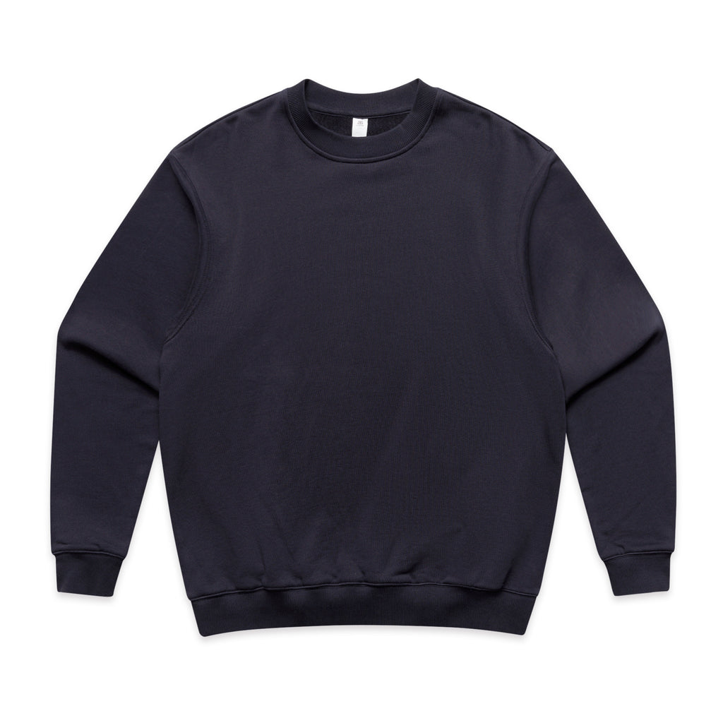 AS Colour Made Crew 5150 - Ink Blue Front - Custom Printed - Print Blanc