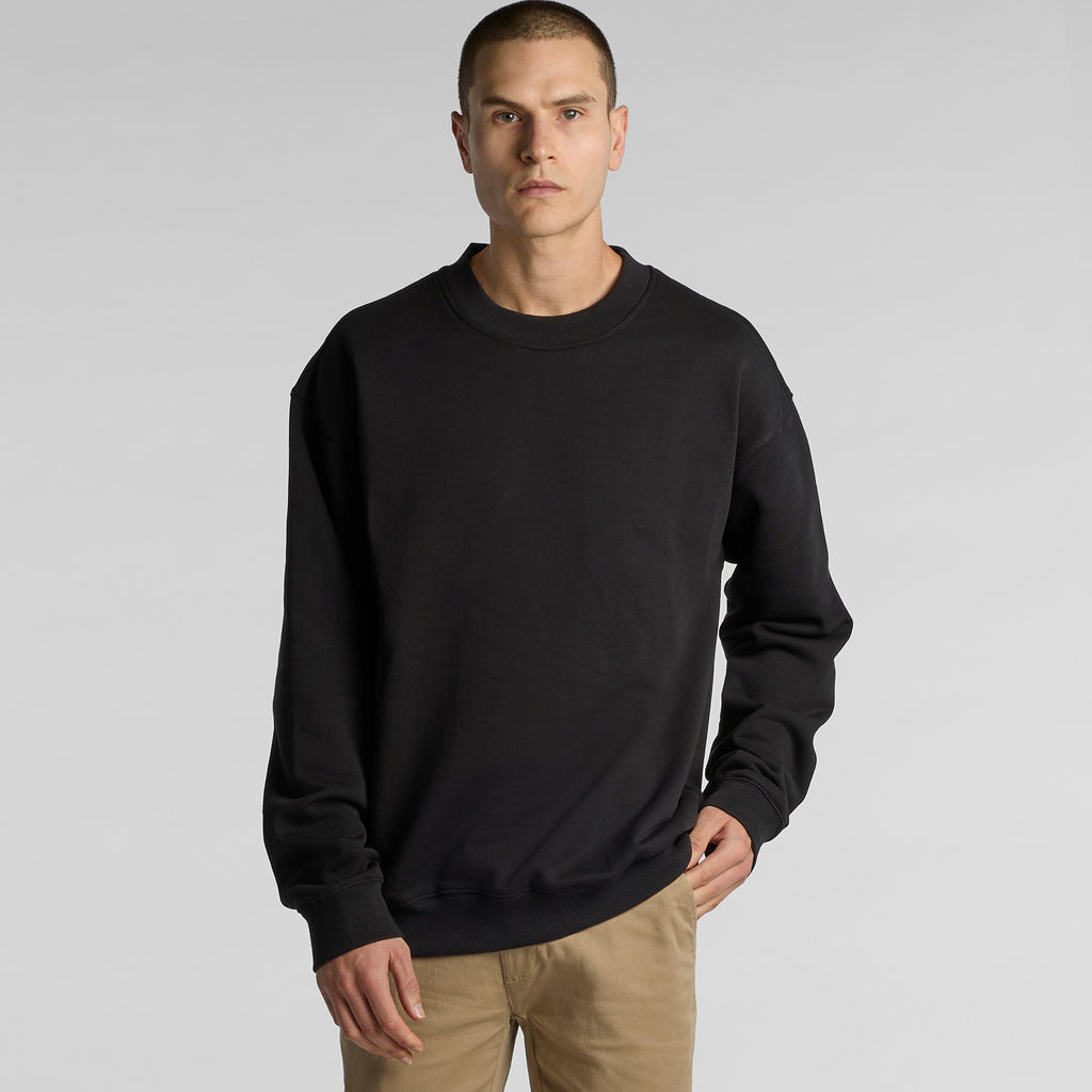 AS Colour Made Crew 5150 - Main Loose - Custom Printed - Print Blanc