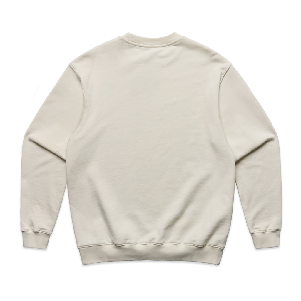 AS Colour Made Crew 5150 - Natural Back - Custom Printed - Print Blanc