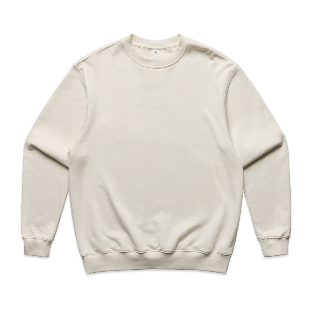 AS Colour Made Crew 5150 - Natural Front - Custom Printed - Print Blanc