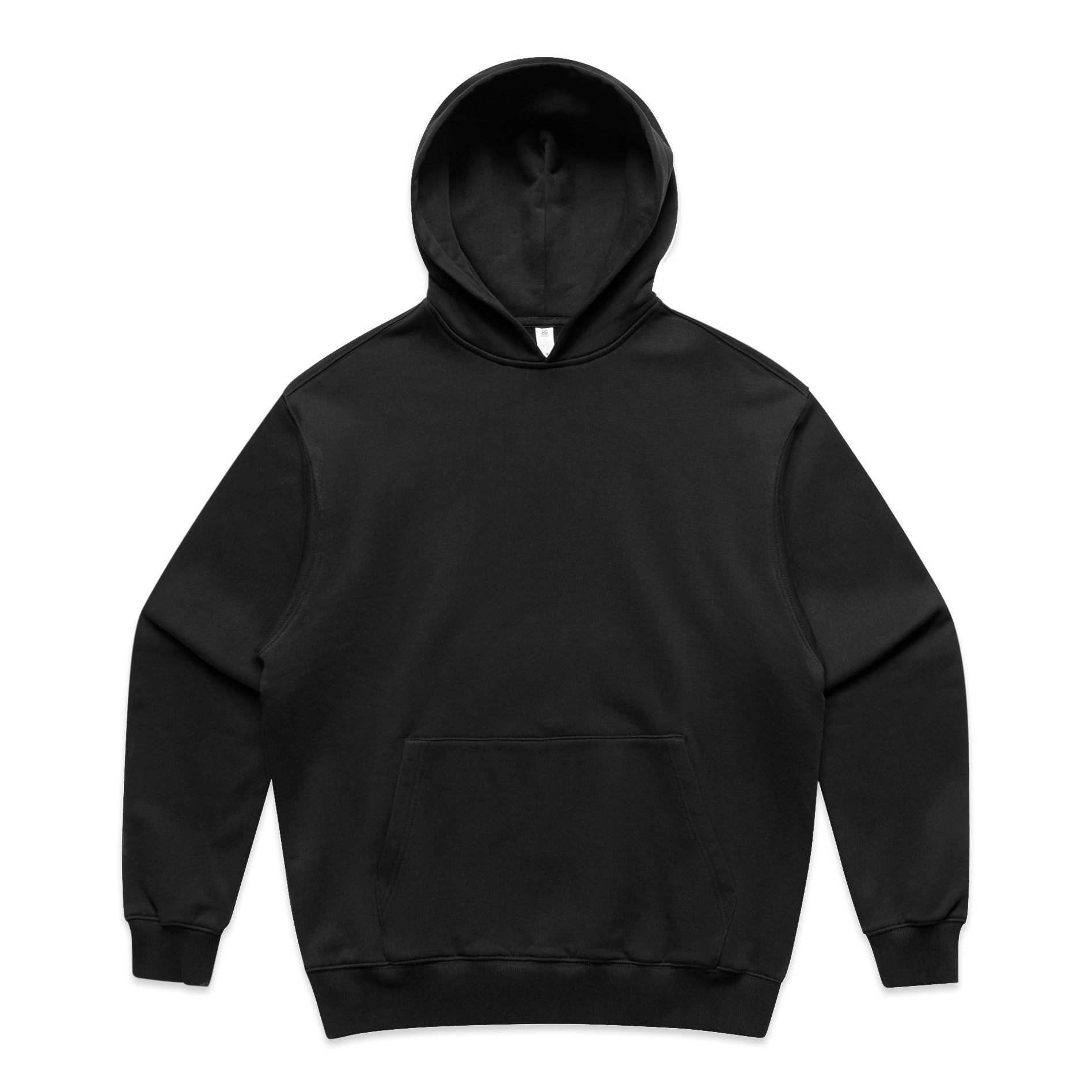 AS Colour Made Hood 5151 - Black Front - Custom Printed - Print Blanc