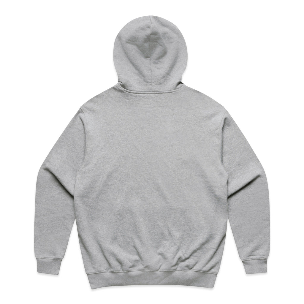 AS Colour Made Hood 5151 - Grey Marle Back - Custom Printed - Print Blanc