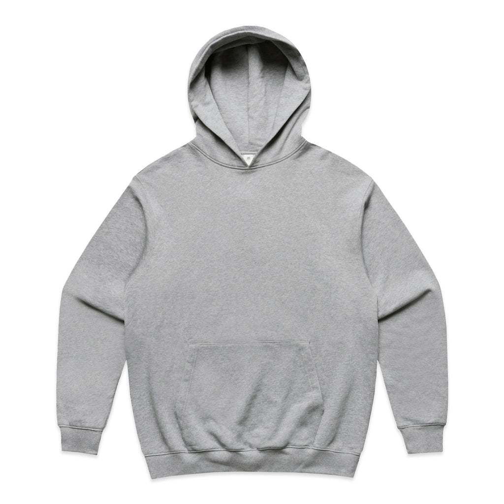 AS Colour Made Hood 5151 - Grey Marle Front - Custom Printed - Print Blanc