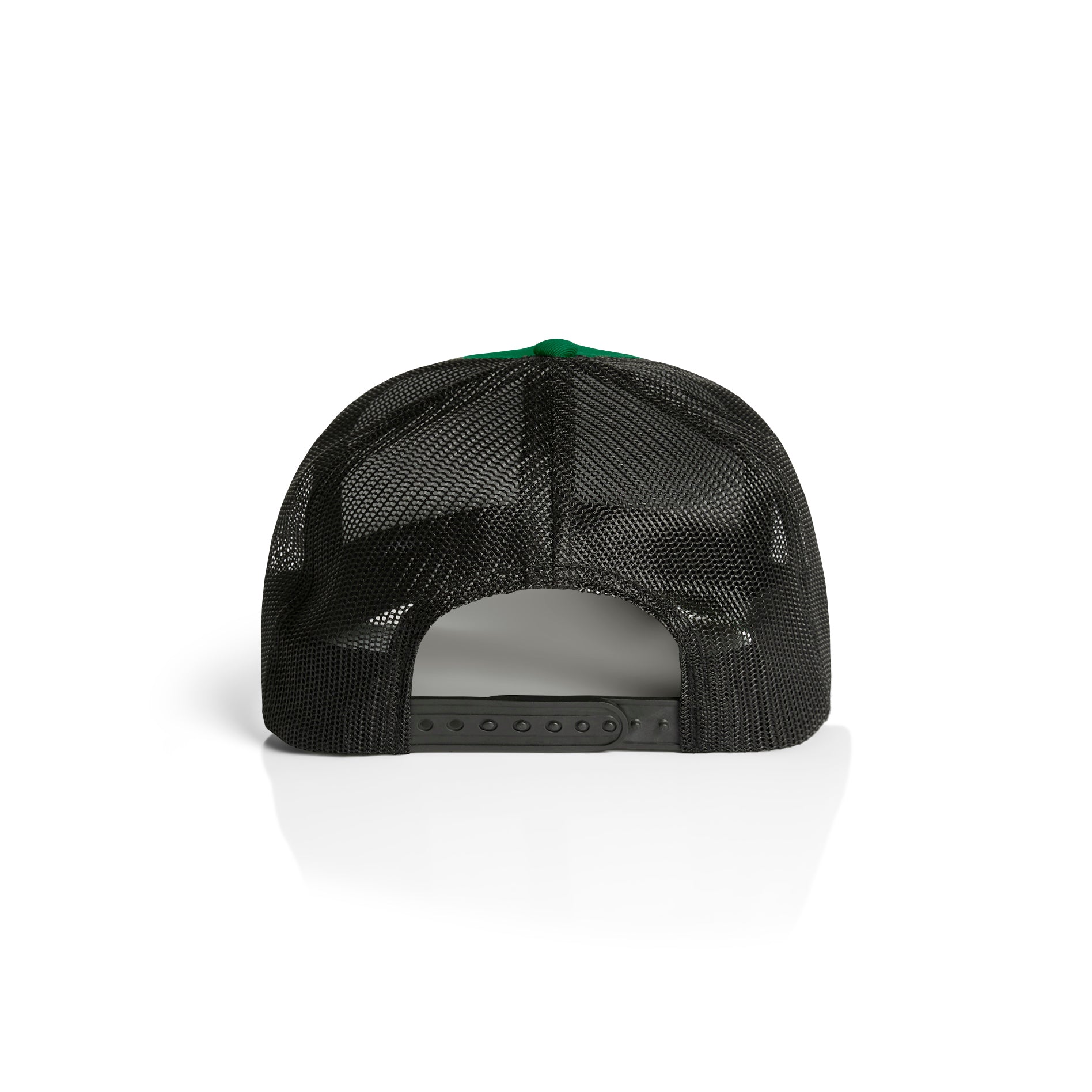 Ascolour Mesh Contrast Trucker Cap 1191 Mesh Contrast Trucker Cap Forest Black Back - Custom Printed - Print Blanc