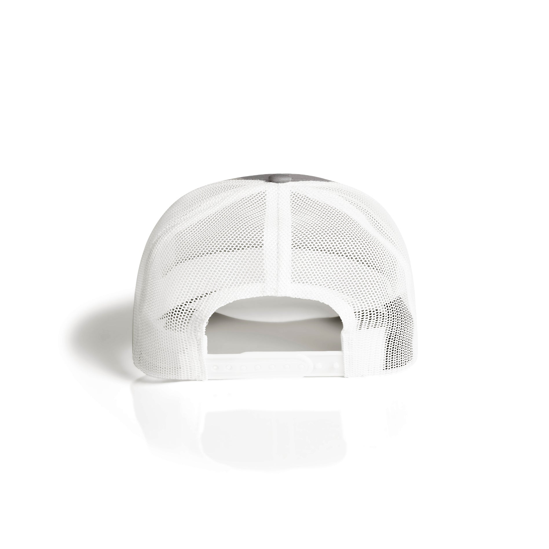 Ascolour Mesh Contrast Trucker Cap 1191 Mesh Contrast Trucker Cap Storm White Back - Custom Printed - Print Blanc