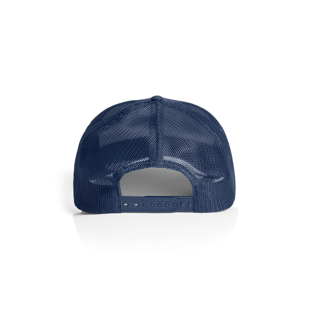 Ascolour Mesh Trucker Cap 1190 Mesh Trucker Cap Cobalt Back - Custom Printed - Print Blanc