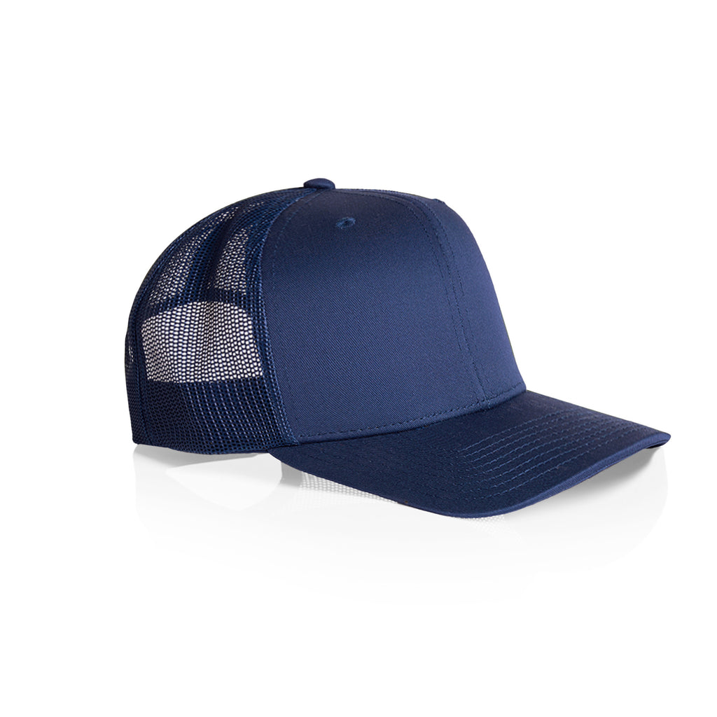 Ascolour Mesh Trucker Cap 1190 Mesh Trucker Cap Cobalt Side - Custom Printed - Print Blanc