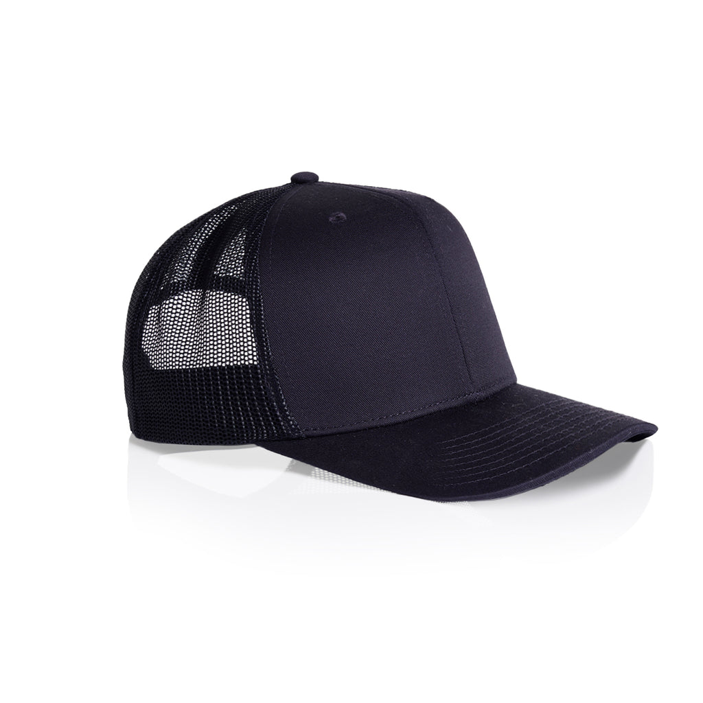 Ascolour Mesh Trucker Cap 1190 Mesh Trucker Cap Ink Blue Side - Custom Printed - Print Blanc