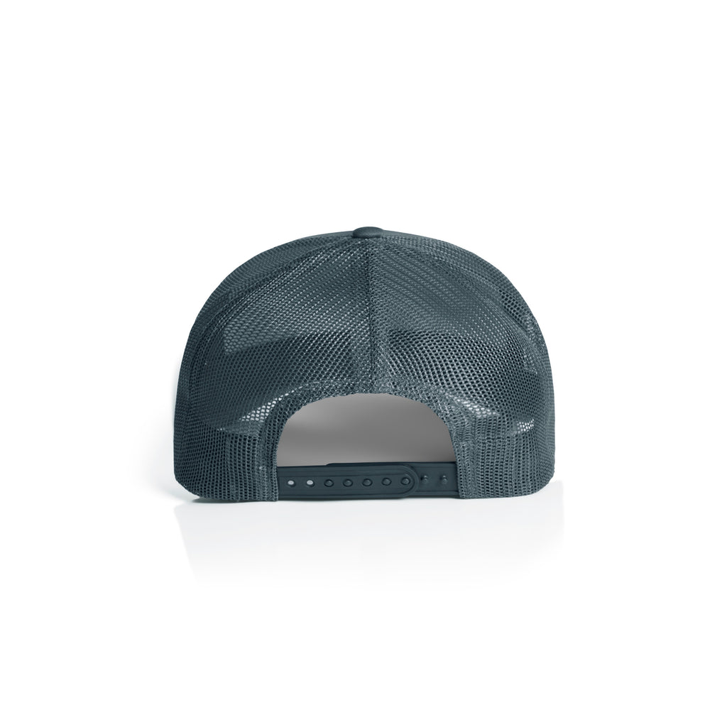 Ascolour Mesh Trucker Cap 1190 Mesh Trucker Cap Petrol Blue Back - Custom Printed - Print Blanc