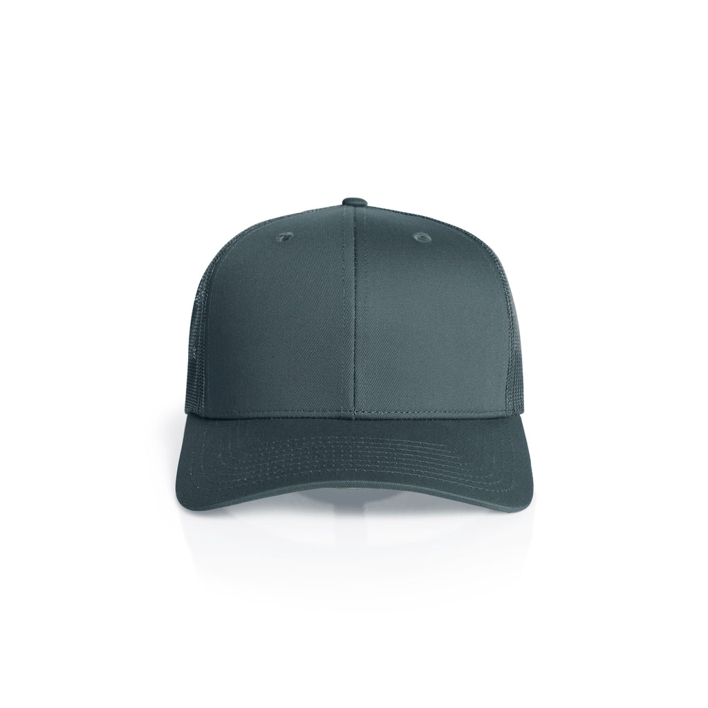 Ascolour Mesh Trucker Cap 1190 Mesh Trucker Cap Petrol Blue Front - Custom Printed - Print Blanc