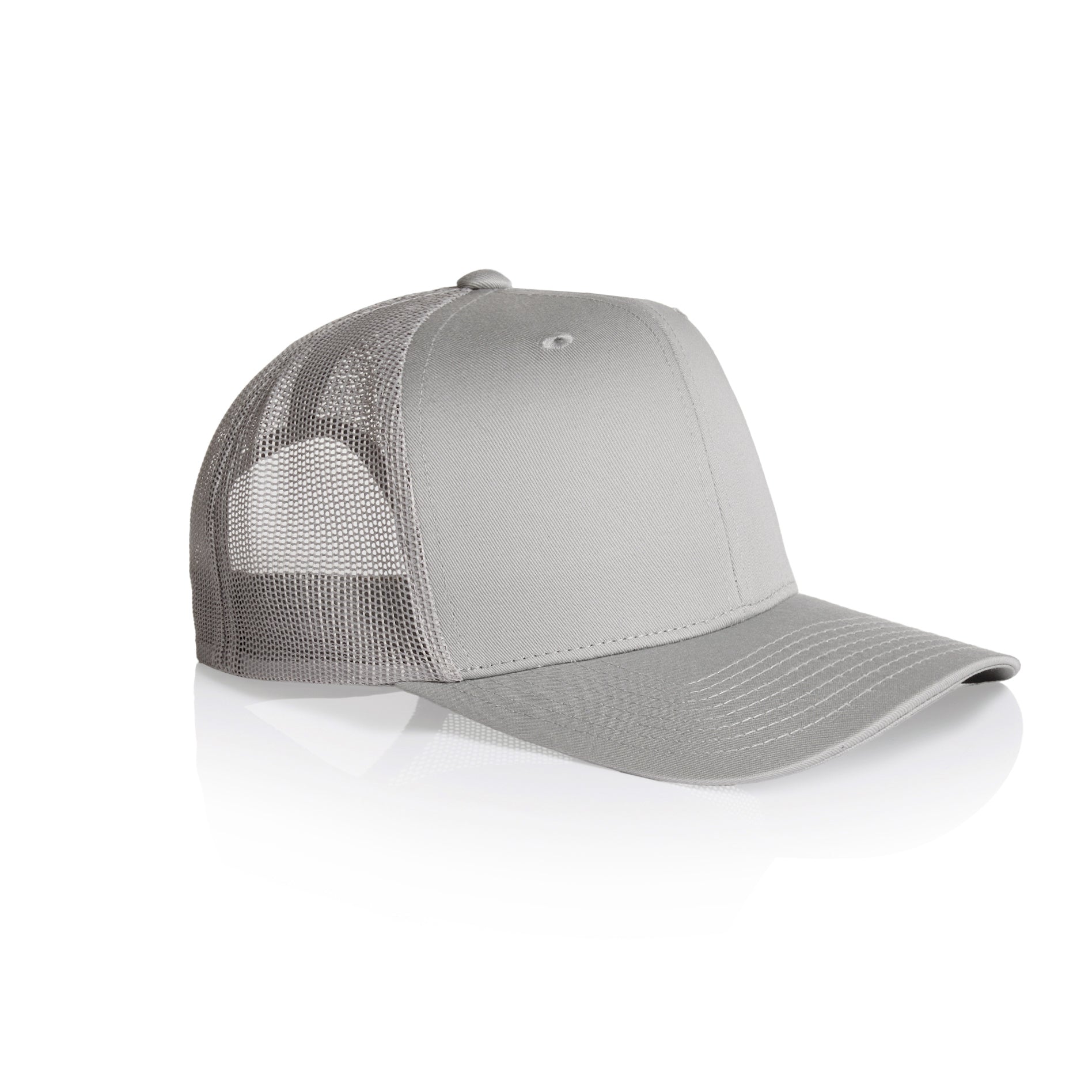 Ascolour Mesh Trucker Cap 1190 Mesh Trucker Cap Storm Side - Custom Printed - Print Blanc