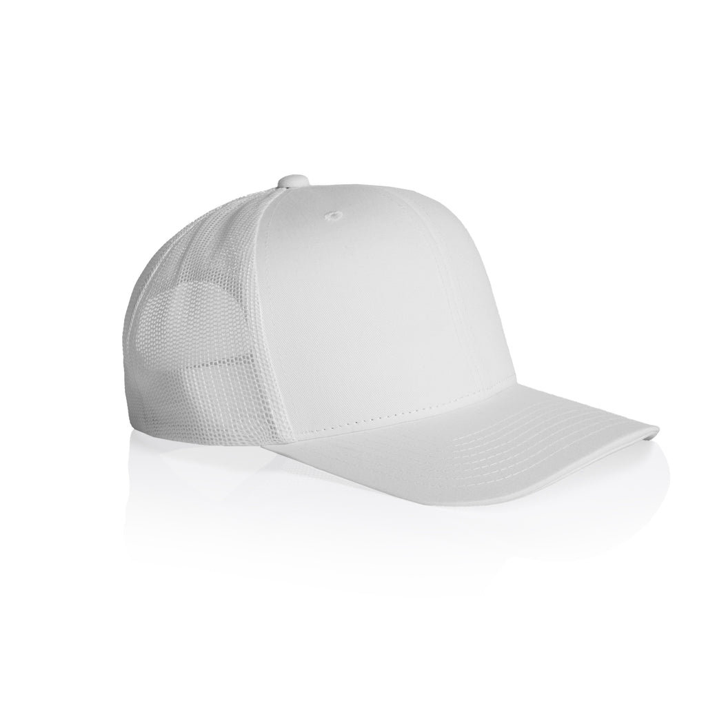 Ascolour Mesh Trucker Cap 1190 Mesh Trucker Cap White Side - Custom Printed - Print Blanc