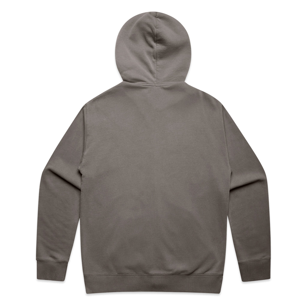 AS Colour Relax Faded Zip Hood 5170 - Faded Grey Back - Custom Printed - Print Blanc