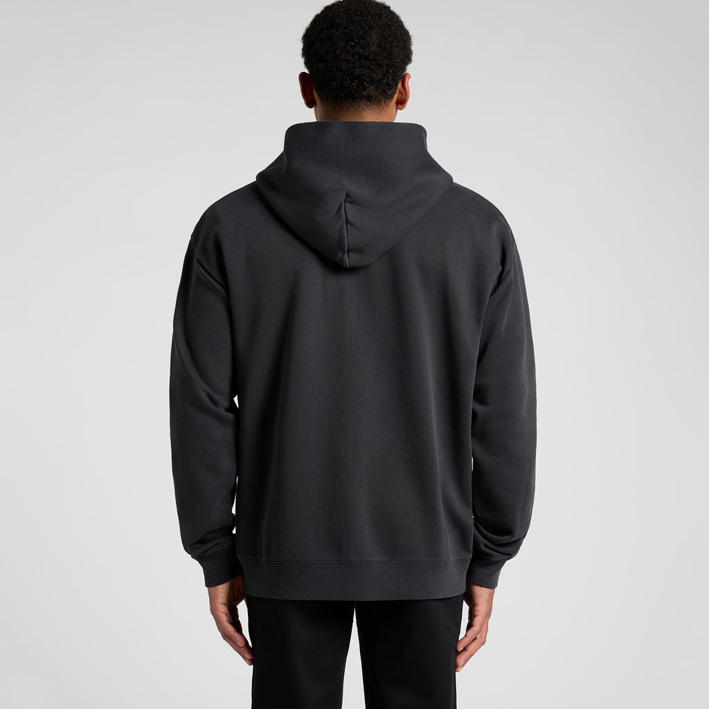 AS Colour Relax Faded Zip Hood 5170 - Main Back - Custom Printed - Print Blanc