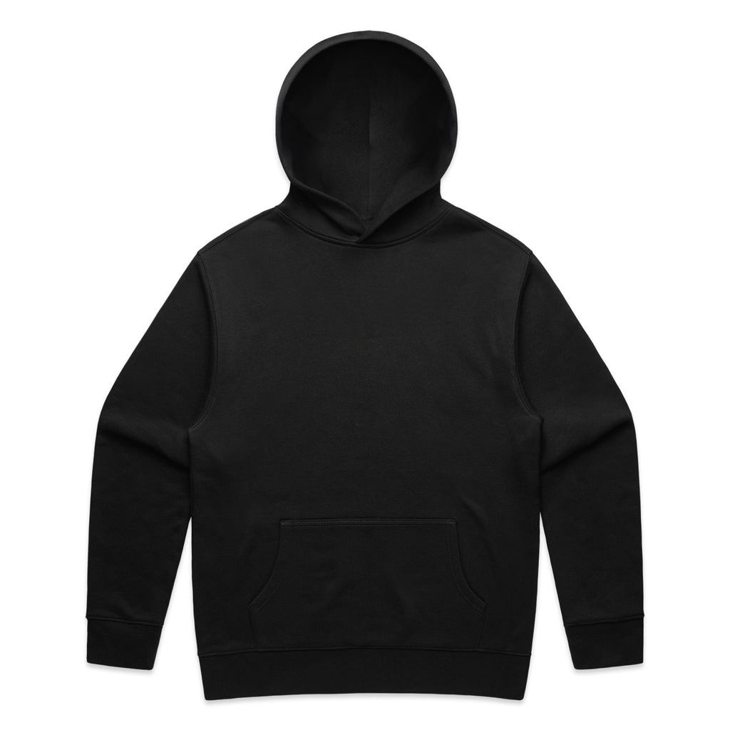 AS Colour Relax Hood 5161 - Black Front - Custom Printed - Print Blanc