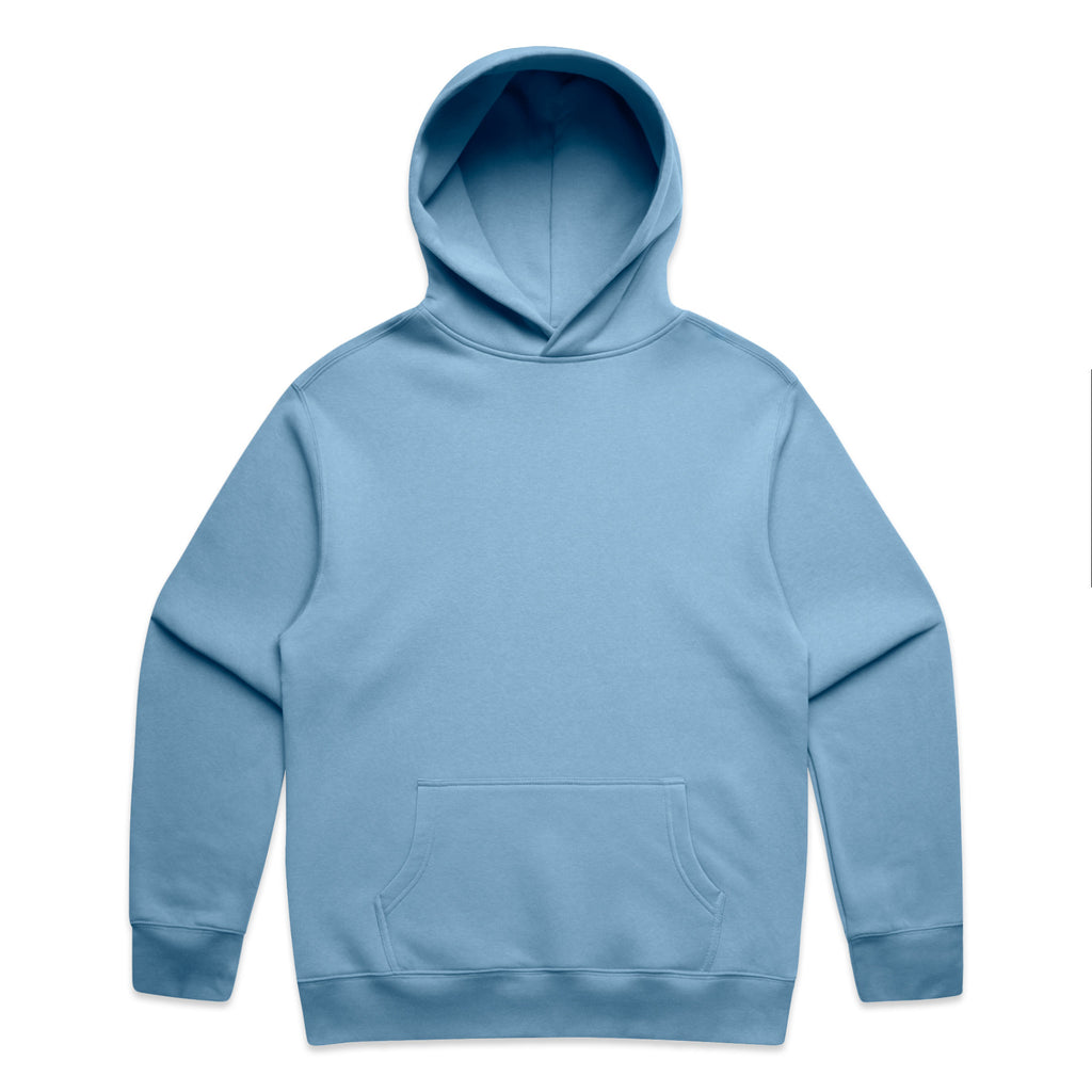 AS Colour Relax Hood 5161 - Carolina Blue Front - Custom Printed - Print Blanc